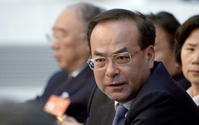 Sun Zhengcai, ex-ministro da Agricultura da China e antigo secretário-geral do Partido Comunista (PCCh) (Foto: Wang Zhao / AFP Photo)
