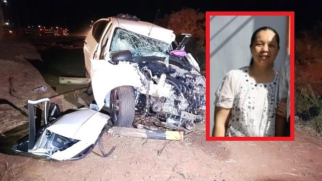 Morre, no Auxiliadora, passageira de carro que bateu em ônibus Lin Hsiu Lun viaja com o marido e três filhos. (Foto: Perfil News/ CG News).
