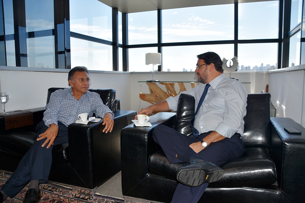 Presidente da Fiems recebe visita do pré-candidato juiz federal Odilon de Oliveira Presidente da Fiems recebe visita do pré-candidato juiz federal Odilon de Oliveira