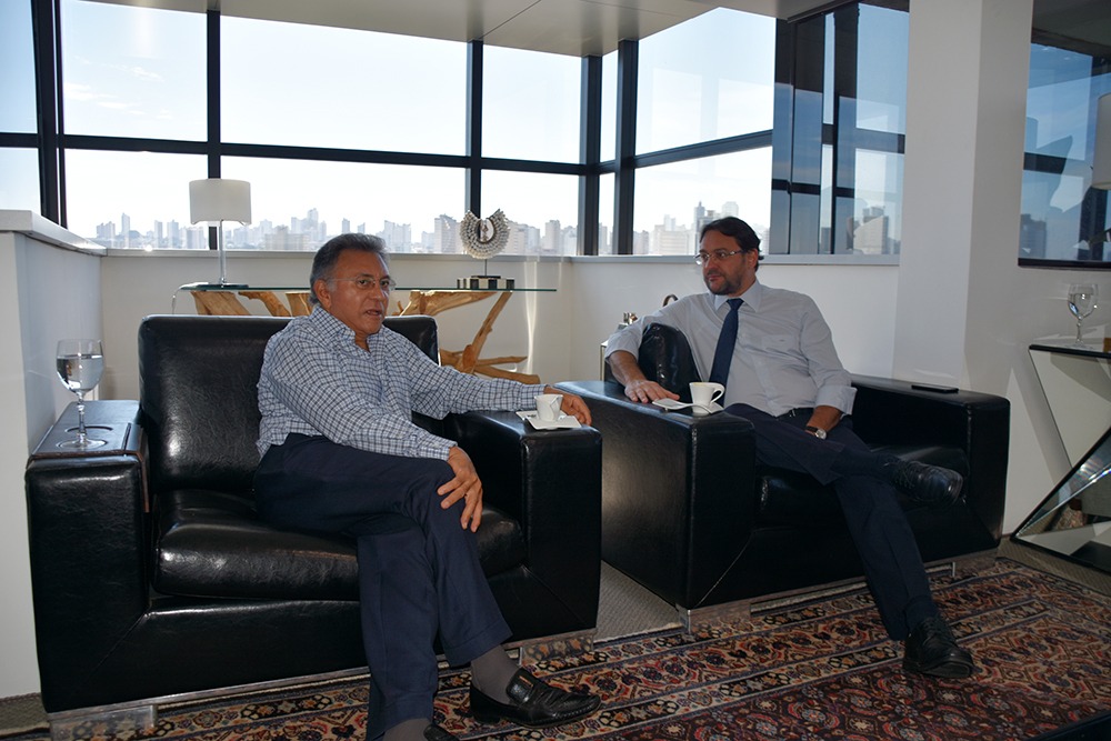 Presidente da Fiems recebe visita do pré-candidato juiz federal Odilon de Oliveira Presidente da Fiems recebe visita do pré-candidato juiz federal Odilon de Oliveira