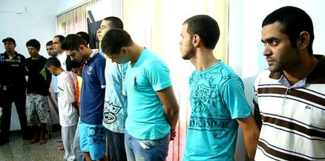 DEFURV prende 13 integrantes de quadrilha do Estado Nos últimos 27 dias a quadrilha roubou 7 caminhões e caminhonetes no Estado (Foto: Policia Civil)