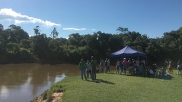 Buscas por menina desaparecida no Rio Miranda entram no segundo dia Foto: (Foto: Divulgação)
