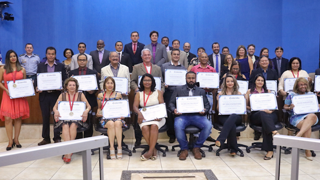 Anualmente, a medalha é conferida a um indicado de cada vereador (Foto/Assessoria)