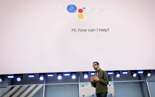 CEO do Google apresenta novo Assistente, que faz marcações de horário por você. Foto: The Telegraph