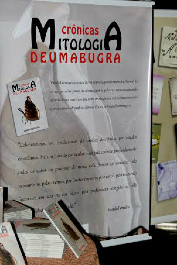 Lançamento de “Crônicas - Mitologia de Uma Bugra” será no dia 6 de junho Vanda é produtora de literatura e artes visuais, compositora e ativista ecológica, publicou 12 livros e possui 26 obras de sua autoria (Foto: Divulgação/Assecom)