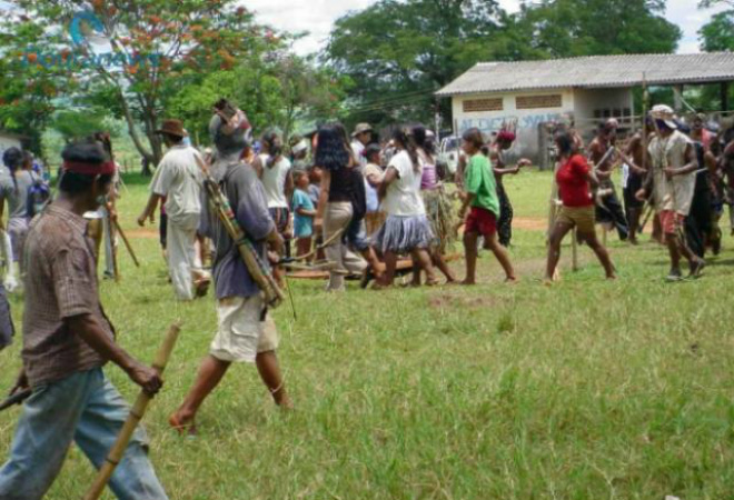 Índios invadem fazendas e causam preocupação no município (Foto: SulNews)