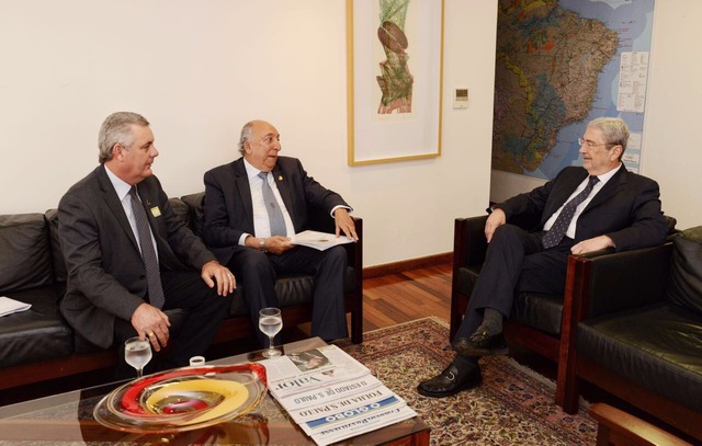Angelo Guerreiro se reuniu no Palácio do Planalto com o ministro-chefe da Secretaria de Governo da Presidência da República (Foto/Assessoria)