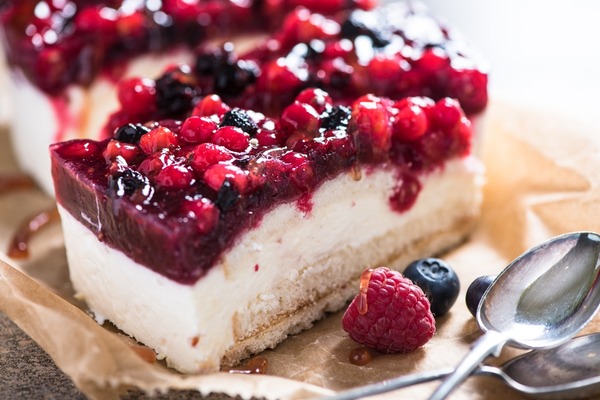 Cheesecake de farinha de arroz com frutas vermelhas foto: divulgação Arroz Urbano