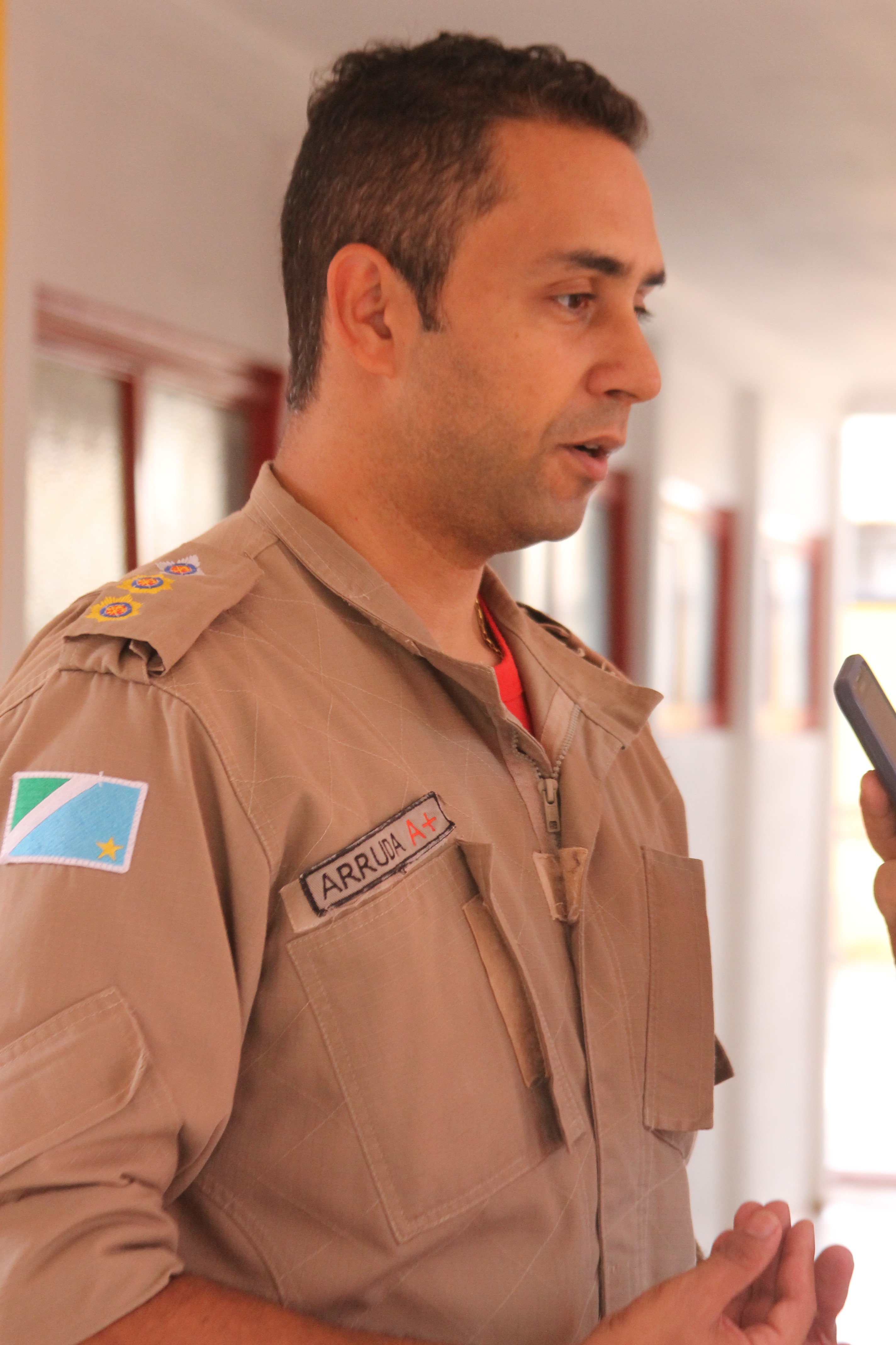 Bombeiro três-lagoense concluiu curso de mergulho de alto nível (Foto: Lucas Gustavo/Perfil News).