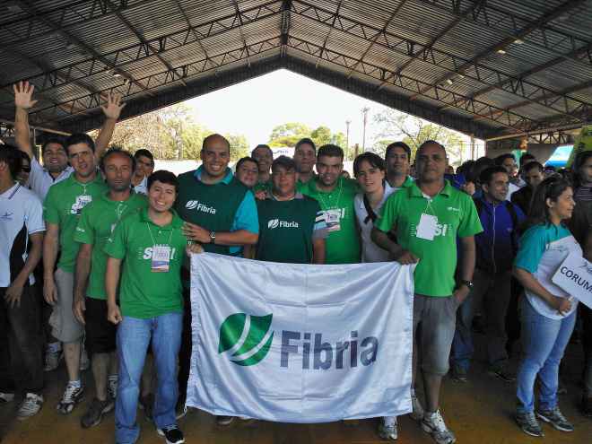 Fibria participa dos Jogos Estaduais do Sesi 2013 400 trabalhadores-atletas de 31 indústrias participaram dos jogos (Foto: Divulgação/Assecom)