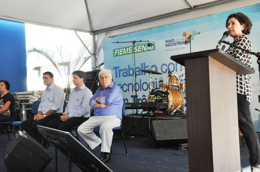Prefeita Marcia Moura participa da inauguração da ampliação e reforma do Senai A inauguração também faz parte da programação de