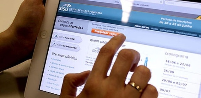 MEC prorroga inscrições do Sisu para dia 27 Foto/Divulgação