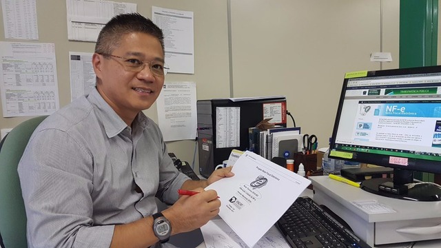 Empresários devem atualizar software de nota fiscal eletrônica Gestor da NF-e, Eduardo Henrique Higa, reforça que os contribuintes devem atualizar seus sistemas o quanto antes. - Foto: Divulgação Portal MS