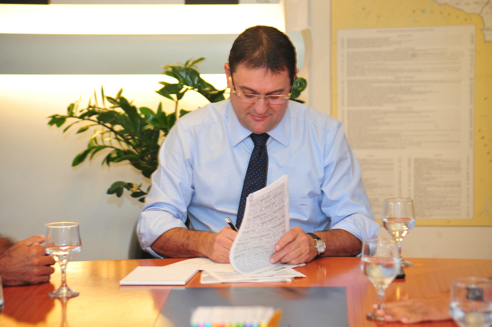 Diretoria da Fiems para o quadriênio 2015/2019 é empossada oficialmente Presidente: Sérgio Marcolino Longen. (Foto: Assessoria)