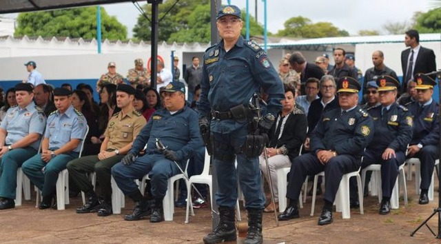 O oficial superior assume o comando do Batalhão em substituição ao Tenente Coronel Rodrigo Alex Potrich (Foto/Assessoria)