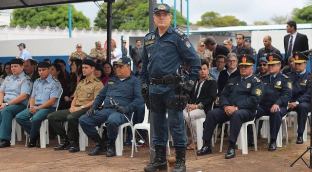 Batalhão de Polícia Militar de Nova Andradina tem novo Comandante O oficial superior assume o comando do Batalhão em substituição ao Tenente Coronel Rodrigo Alex Potrich (Foto/Assessoria)