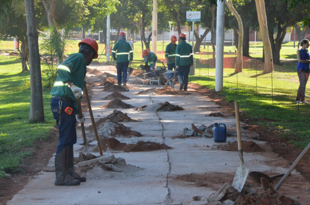 O material utilizado será igual ao da pista de caminhada do Parque Ibirapuera da cidade de São Paulo – SP. (foto: Divulgação)