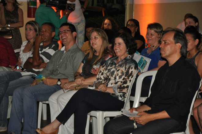Beto Araújo assistiu a todas as apresentações e ainda participou de oficinas promovidas (Foto: Divulgação/Assecom)