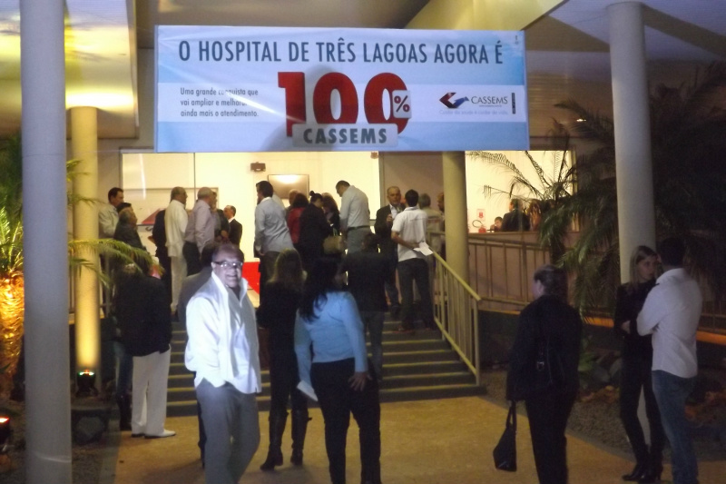Solenidade marca posse da Cassems do Hospital Regional de Três Lagoas O evento contou com a presença de várias autoridades municipais e estaduais, além de empresários