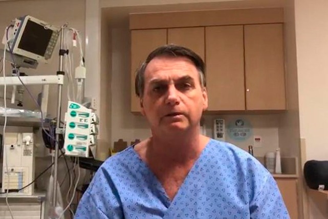 Bolsonaro recebe alta da UTI, mas segue internado, em bom estado Reprodução Twitter.