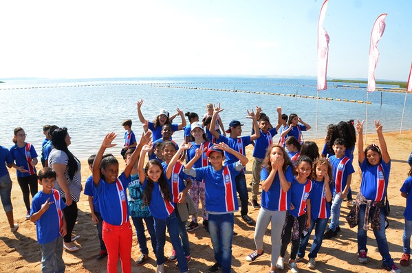 Alunos aprenderam o valor da pesca esportiva. Foto: Divulgação