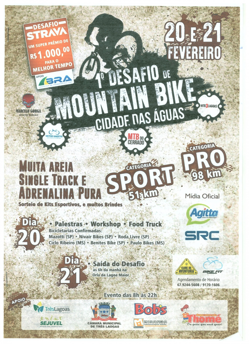 1º Desafio Mountain Bike. (Foto: Assessoria)