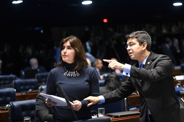 Tebet fica no MDB e vai enfrentar Renan na bancada Foto: Agência Senado