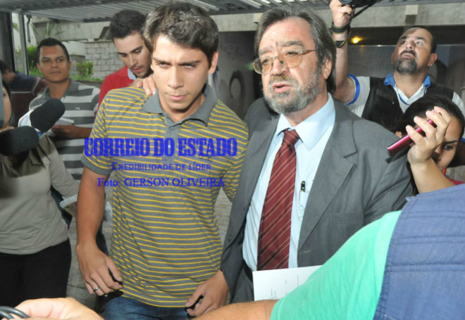 Acusado de agredir namorada tem prisão preventiva decretada Matheus Georges Zadra Tannous prestou depoimento na terça-feira (Foto: Correio do Estado/Arquivo)
