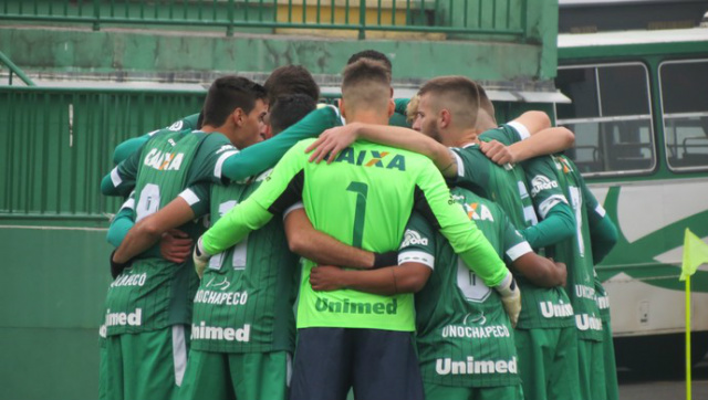 Chapecoense sub-20 representará equipe pela primeira vez em uma partida oficial após a tragédia com o elenco profissional no fim de 2016 (Foto: Giba Pace Thomaz/Chapecoense)