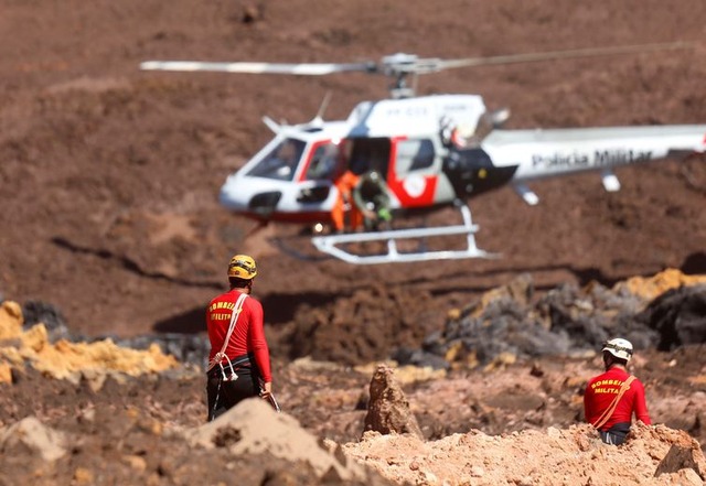 Brumadinho: Anatel disponibiliza localização de celulares da população Objetivo auxiliar no resgate de vítimas do rompimento da barragem - Adriano Machado/Reuters/Direitos Reservados