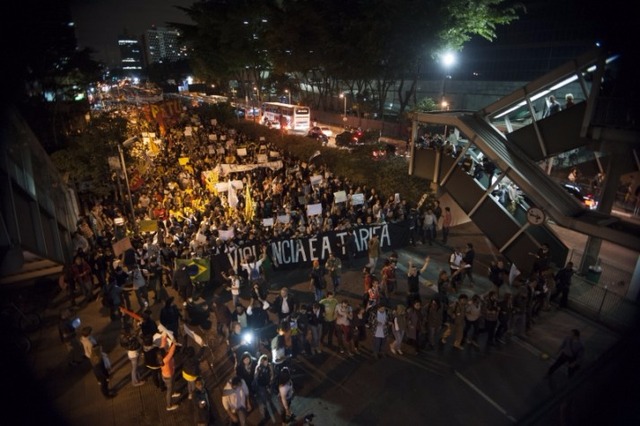 As primeiras manifestações em 2013 foram realizadas na Avenida Paulista (Arquivo / Agência Brasil)