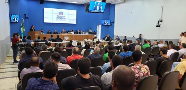 Câmara de Três Lagoas volta do recesso e começa o ano com balanço e expectativas Plenário teve casa cheio na volta do recesso. Foto: Ricardo Ojeda