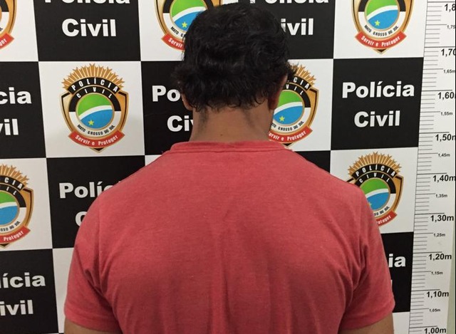 Homem suspeito de estuprar a filha de dois anos é preso em Três Lagoas Foto: Divulgação DAM