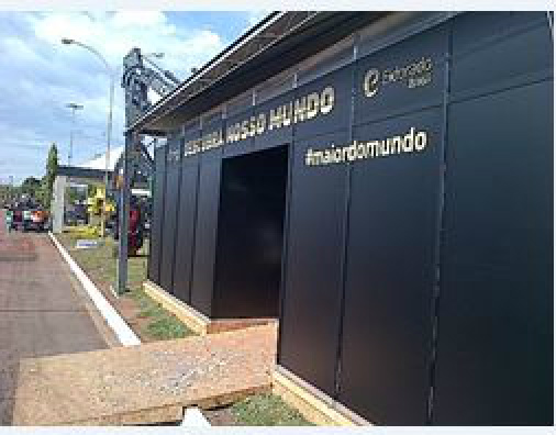 Eldorado Brasil oferece experiência sensorial ao público do Três Lagoas Florestal Com o conceito “Descubra nosso mundo”, em poucos minutos a empresa oferece ao público uma experiência educativa e sensorial. (Foto: Assessoria)