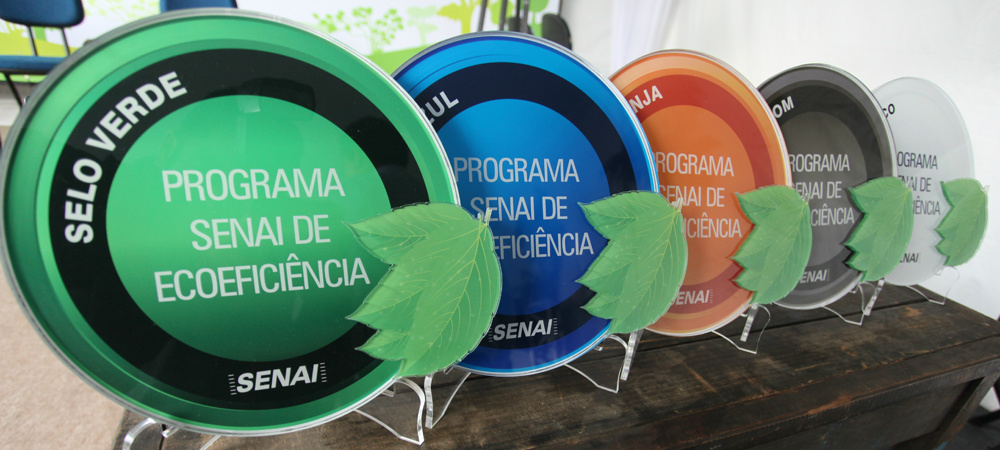 Senai entrega Selo Ambiental para mais uma indústria Selo ambiental do senai. (Foto: Assessoria)