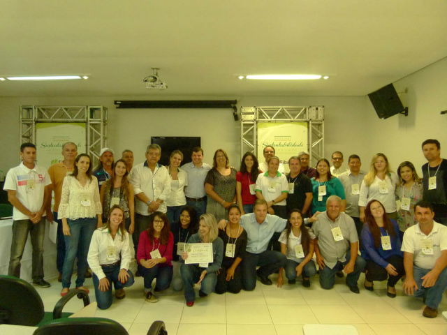 Jornalistas que participaram do workshop oferecido pela Fibria. (Foto: Assessoria)