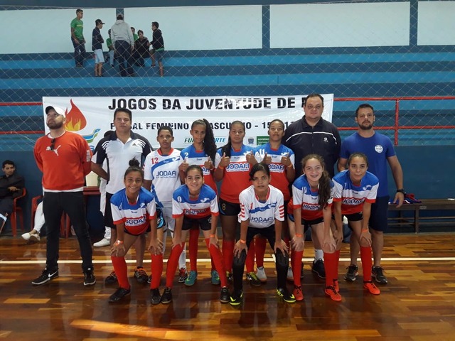 Mesmo ficando em sexto lugar nos jogos, o desempenho da equipe feminina foi elogiado pelo chefe de delegação e técnicos (Foto/Assessoria)