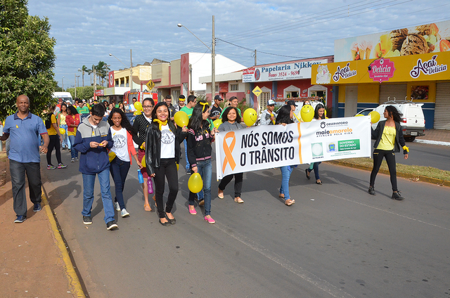 Campanha “Maio Amarelo” tem encerramento com passeata em Três Lagoas Carreata tradicional não acontecerá por conta do racionamento de combustível (Foto/Assessoria)