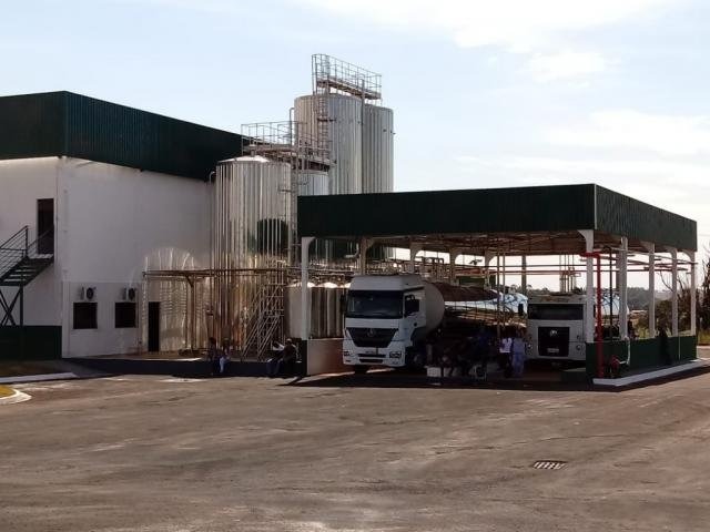 Laticínio deve gerar cem empregos diretos em Anaurilândia Planta do Laticínio Maná em Jateí. Foto: Divulgação