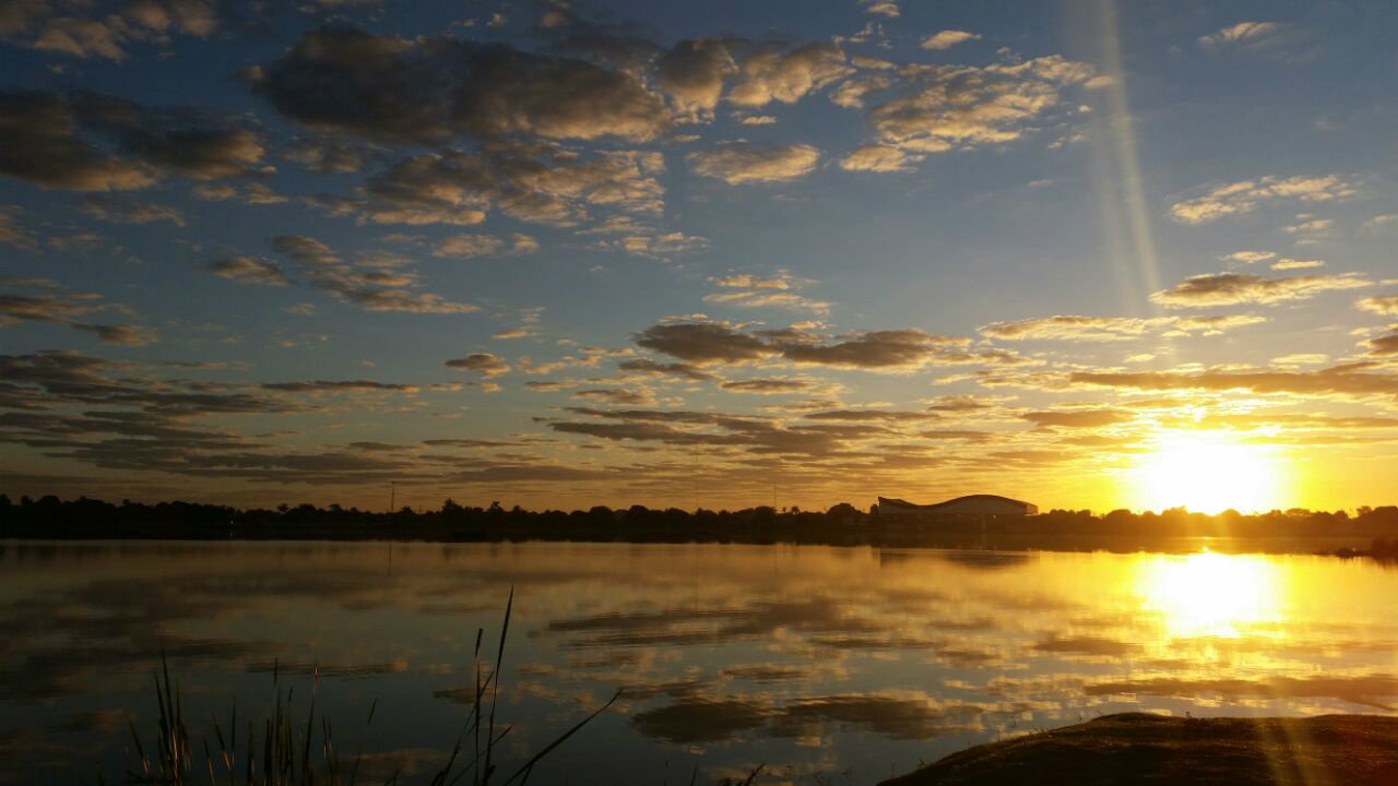 Manhã ensolarada em Três Lagoas. (Foto:Ricardo Ojeda)