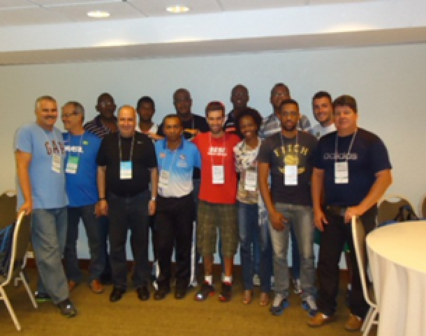 Equipe que representou Três Lagoas no Fórum de Atletismo (Foto: assessoria de imprensa)