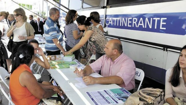 Em Ponta Porã, última cidade a receber o ônibus, foram realizados cerca de 340 atendimentos judiciais. (foto: Divulgação)