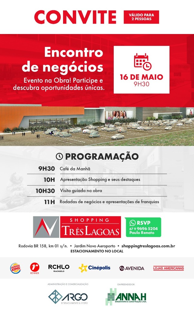 Shopping Três Lagoas faz primeiro Encontro de Negócios com empresários