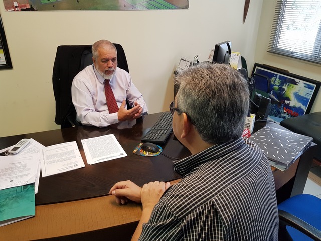 O promotor titular da pasta do Meio Ambiente, Antonio Carlos Garcia de Oliveira disse que vai fazer a parte dele e espera uma decisão favorável da justiça (Foto: Giovana Baltazar)