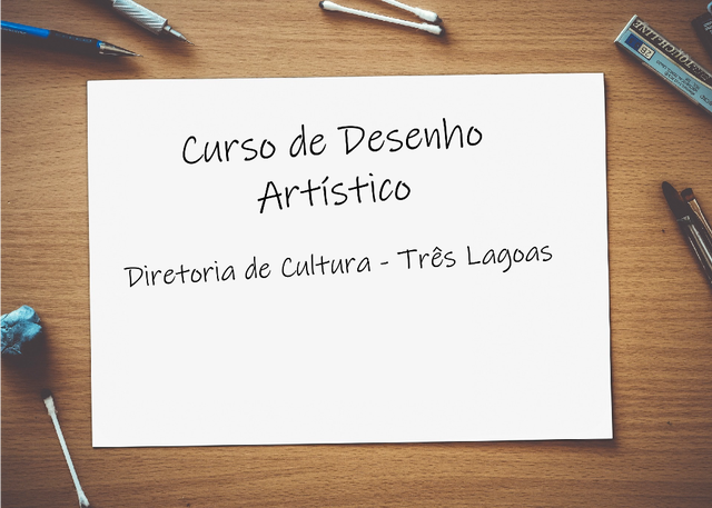 Núcleo de Artes Plásticas da Diretoria de Cultura abre inscrições para o Curso Técnico de Desenho Artístico
