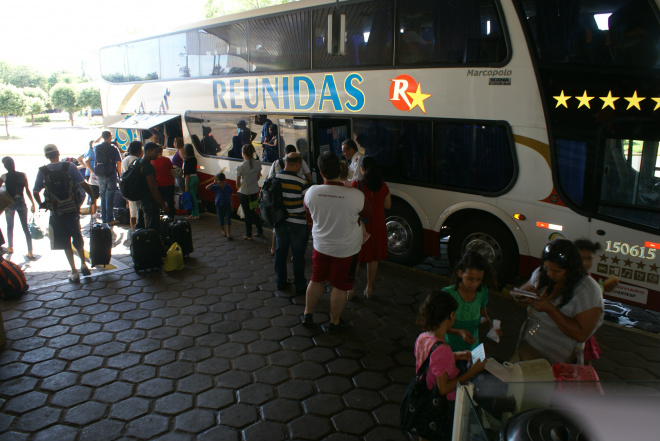 A procura por passagens está em torno de 700 por dia
Foto: Rafael Furlan