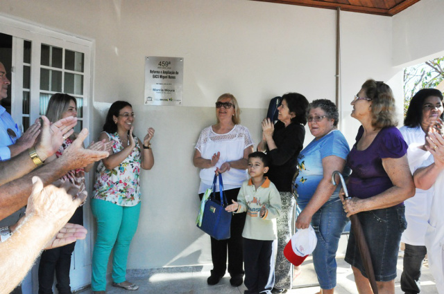 Marcia Moura inaugura reforma e ampliação da UBS Miguel Nunes A solenidade foi prestigiada por autoridades políticas, secretários, funcionários da unidade e população (foto: Divulgação)
