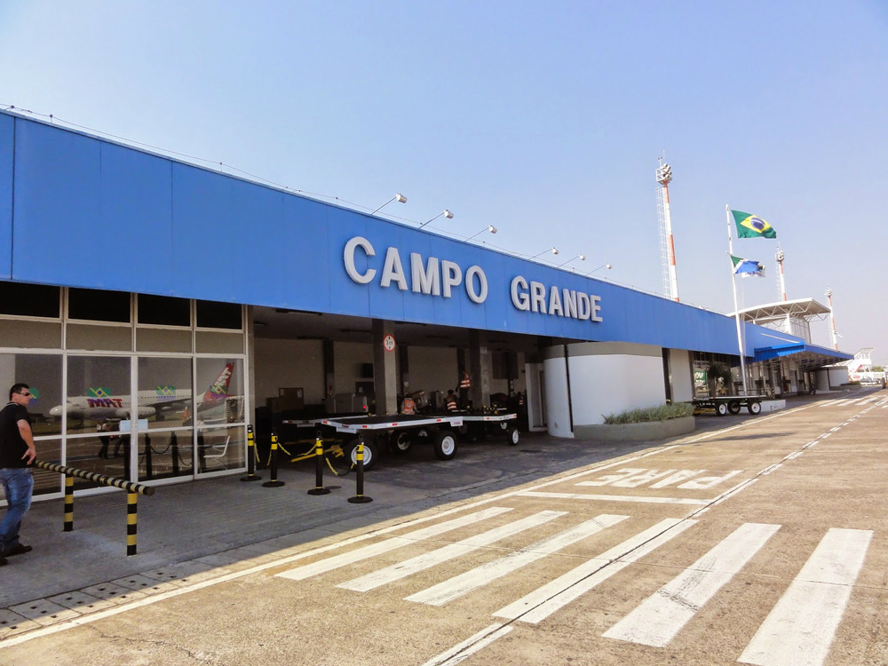 
Terminal alfandegário no Aeroporto Internacional de Campo Grande. (Foto: Assessoria)