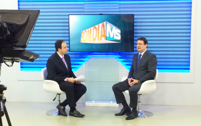 Longen destaca investimentos de R$ 33,73 bilhões das indústrias em MS Em entrevista ao Bom Dia MS, Longen reforçou que os anúncios de investimentos no Estado podem ser creditados à localização privilegiada de Mato Grosso do Sul (Foto: Assessoria)