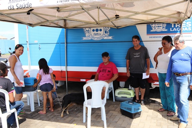 Castramóvel permanece até sexta-feira no Bairro Nova Três Lagoas Castramóvel estará no Nova Três Lagoas até sexta, 22. Foto: Divulgação